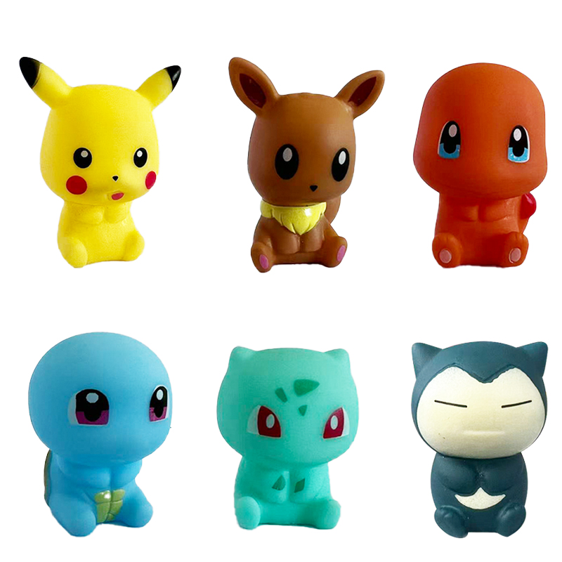 6Pcs Pokemon Bath Toys Pikachu - огляд і ціна Baby Products In Japan