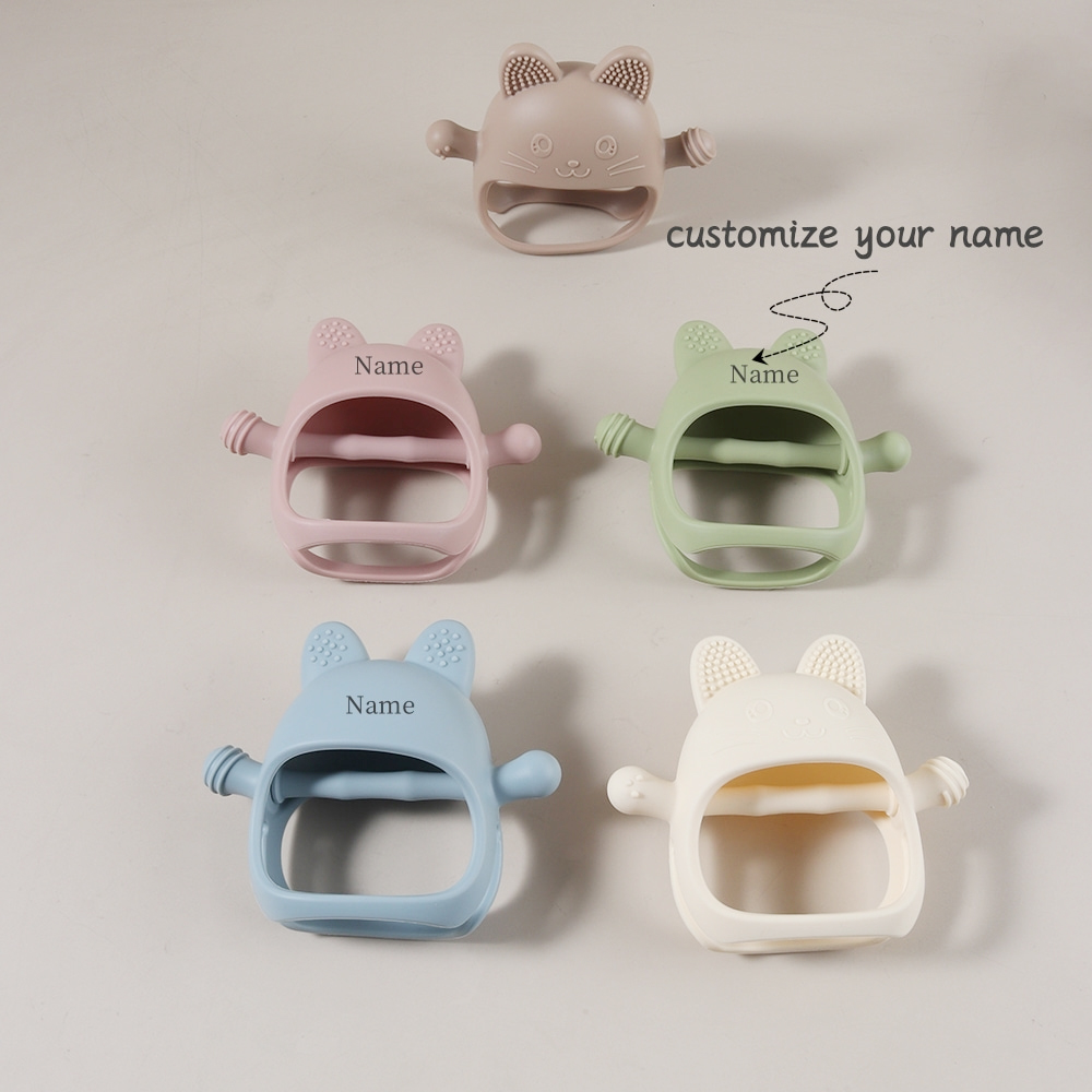 Personalized Baby Teether Cust - огляд і ціна Teething Mitten Baby