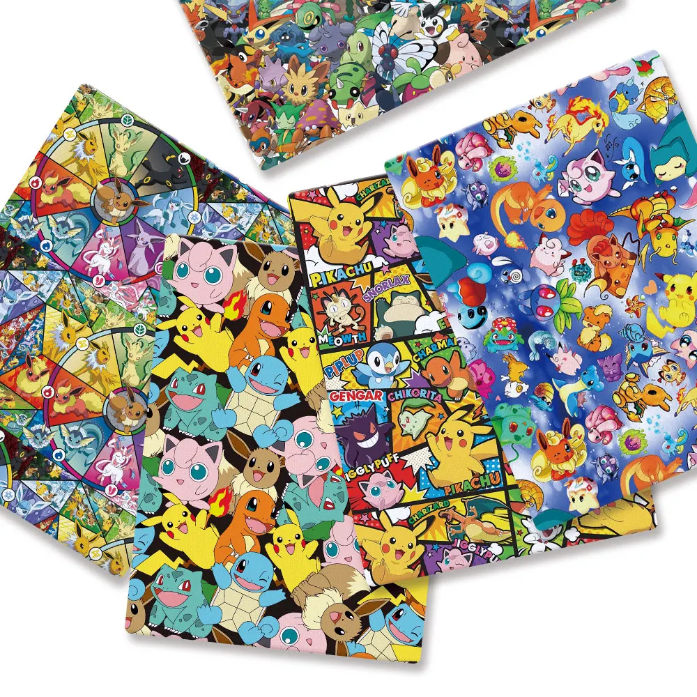 Pokemon Cartoon Fabric140*50cm - огляд і ціна Baby Products In Japan