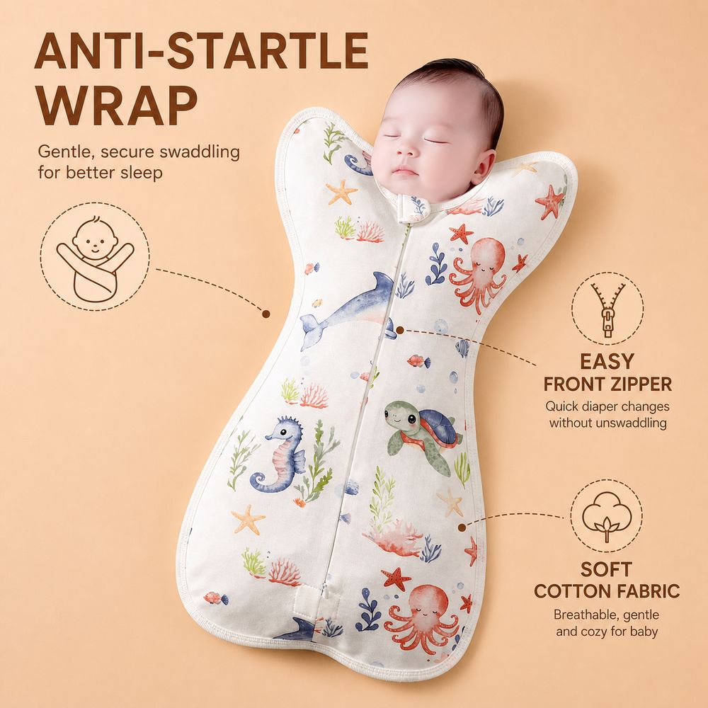 Cotton Baby Swaddle Blanket Zi - огляд і ціна Baby Sleep Sack